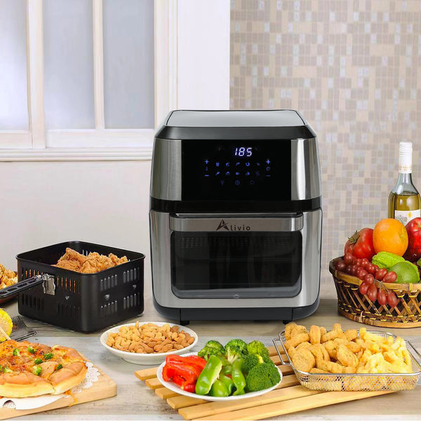 Alivio 12L Large Air Fryer Oven, 1800W Family Size Digital Air Fryer w Hot Deals Online Shop
