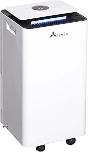 Alivio 10L/Day Moisture Control Dehumidifier Air Purifier for Home & Office