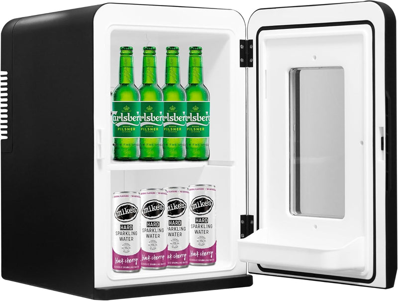 Alivio 15L Portable Mini Fridge Heating Cooling (Black)