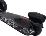 3 Wheel Foldable Kick Scooter W/Flashing Wheels & Spray
