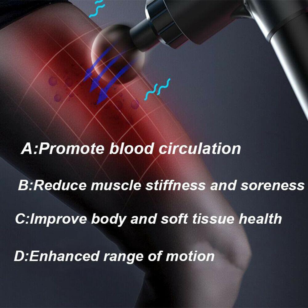 Massage Therapy Gun With LCD Touch Screen