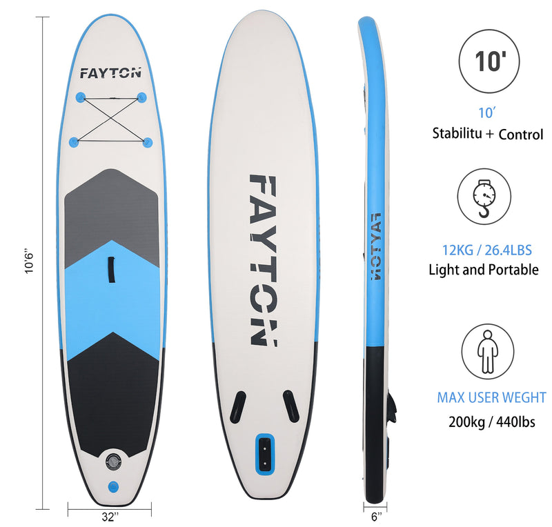 Fayton Paddle Board & Carry Bag With Air Pump