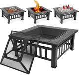 3 in 1 Outdoor Fire Pit With Grill