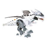 Alivio Fire-Breathing Dinosaur Toy with Lights & Sounds (white)