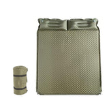 Alivio Camping Inflatable Sleeping Pad, Waterproof Inflating Sleeping Mat (Double, Olive Green)