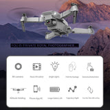 Alivio 4K WIFI Quadcopter Drone With Rechargeable Batteries and Foldable Arms