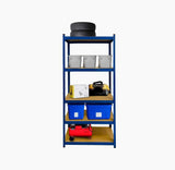 Alivio 5 Tier Racking Shelf Heavy Duty Steel Unit  (Blue)