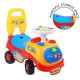 Alivio Kids First Ride On Car with Sounds & Storage Box Non-Slip Wheels (Red)