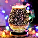 3D Aroma Lamp Effect Electric Oil Burner Wax Melter