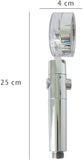 Alivio 360 Degree Rotating Shower Head Built in Turbo Fan for Water Boost