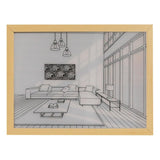 Alivio Christmas Light Wall Frame Lights for Decoration 31 x 22cm
