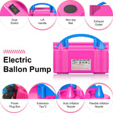 Alivio Electric Balloon Air, Portable Dual Nozzle High Power (AC220-240V 600W) Inflator Blower Pump