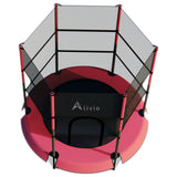 Alivio Kids Jumping Trampoline with Safety Enclosure Net (Red)