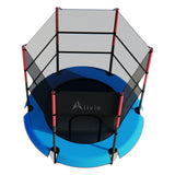 Alivio Kids Jumping Trampoline with Safety Enclosure Net (Blue)