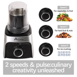 Alivio 7 in 1 Food Processor 1500ml Mixing Tank, Multifunction 3-Speed Compact Food Processor 400W