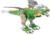 Alivio Fire-Breathing Dinosaur Toy with Lights & Sounds (Green)