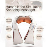 Alivio Shiatsu Back Neck Massager with Heat Deep Tissue (Grey)