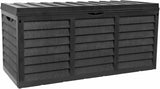 Alivio 290L Large Heavy Duty Plastic Garden Storage Box with Handles