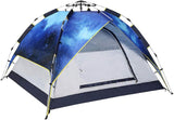 Alivio Camping Tent Waterproof for Beach, Outdoor, Traveling, Fishing (Blue)