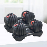 Alivio 10-in-1 Adjustable Dumbbell 24kg (Pack of 2 Pc)
