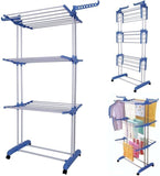 Alivio 4 Tier Foldable Clothes Drying Rack Airer for Indoor Outdoor
