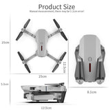 Alivio 4K WIFI Quadcopter Drone With Rechargeable Batteries and Foldable Arms