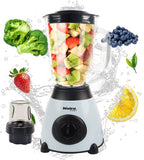 Bistro Chef 2-in-1 Mixer Blender 850W for Ice Crusher, Nuts Crushing (Blue)