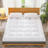 Alivio Mattress Double Topper 4 inch, Soft & Fluffy Microfiber Quilted cover, Extra Thick