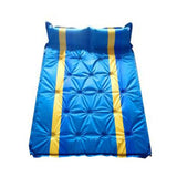 Alivio Camping Inflatable Sleeping Pad, Waterproof Inflating Sleeping Mat (Double, Blue)