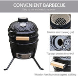 Kamado Egg Ceramic Charcoal BBQ Barbecue Grill Roaster Smoker 13″