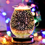3D Aroma Lamp Effect Electric Oil Burner Wax Melter
