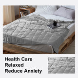 Alivio Weighted Blanket 6kg for Adults Teenagers Kids Therapy Sensory Anxiety Autism Insomnia Stress Relief - Grey