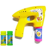 Yellow Kids Auto Bubble Gun