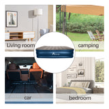 Alivio Inflatable Double Air Bed With Built-In Pump - Air Mattress