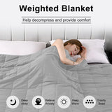 Alivio Weighted Blanket 6kg for Adults Teenagers Kids Therapy Sensory Anxiety Autism Insomnia Stress Relief - Grey