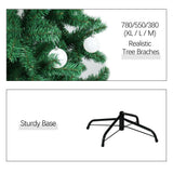 Alivio Premium 6FT Tree Hinged Artificial Christmas Tree Snow Flocked Xmas Tree