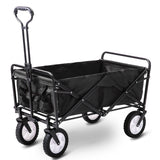 Alivio Foldable Heavy Duty Garden Trolley Cart, Outdoor Wagon Cart 70kg Capacity