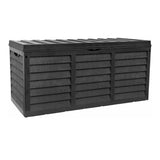 Alivio 320L Large Heavy Duty Plastic Garden Storage Box with Handles