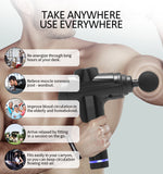 Restor Max LCD Massage Gun With Attachments