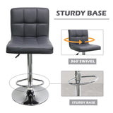 Pair of Bar Stools Modern Breakfast Bar Kitchen Barstool