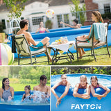 Fayton 8FT Large Family Paddling Pool Easy Set 10ft/8ft