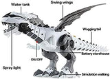 Coosmo Walking Dinosaur Mechanical Spray Electric Toy Fire Breathing Water Spray Dragon