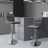 Pair of Bar Stools Modern Breakfast Bar Kitchen Barstool