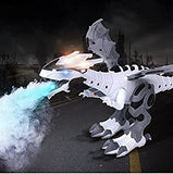 Coosmo Walking Dinosaur Mechanical Spray Electric Toy Fire Breathing Water Spray Dragon