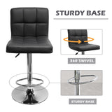 Pair of Bar Stools Modern Breakfast Bar Kitchen Barstool