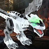 Coosmo Walking Dinosaur Mechanical Spray Electric Toy Fire Breathing Water Spray Dragon