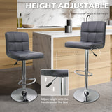 Pair of Bar Stools Modern Breakfast Bar Kitchen Barstool