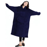 Premium Oversized Pancho Sherpa Hoodie