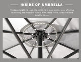 3M Cantilever Banana Grey Garden Parasol