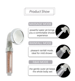 Alivio Shower Head High Turbo Pressure 40% Water Saving Laser Ionic 3 Filters